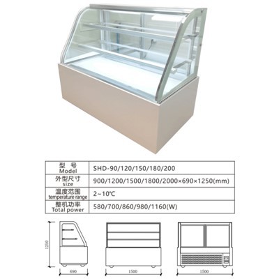 Kaarjas klaasist koogiekraan