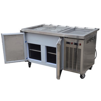 Roostevabast terasest letialune külmik